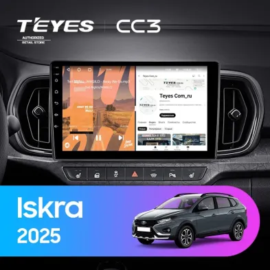 Штатная магнитола Teyes CC3 4/32 LADA Iskra SW Cross 2025 Тип-B