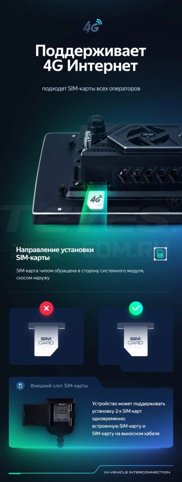 Штатная магнитола Teyes CC3 2K 6/128 Subaru Forester 4 SJ (2012-2015) Тип-A (13")