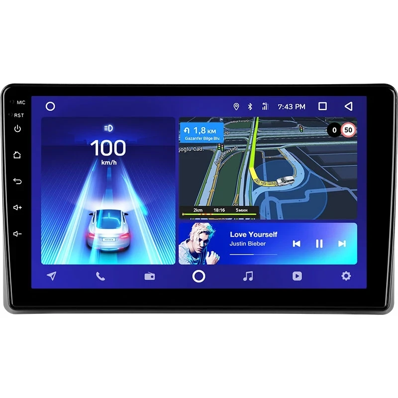 Переходная рамка Mitsubishi L200 (2018-2020) F1 (9")