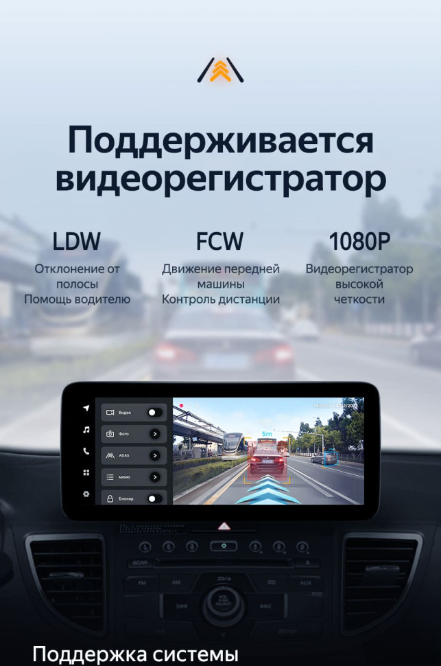 Штатная магнитола Teyes LUX ONE 4/64 Honda CR-V 4 RM RE (2011-2018) Тип-C