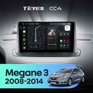 Штатная магнитола Teyes CC4 6/64 Renault Megane 3 (2008-2014)
