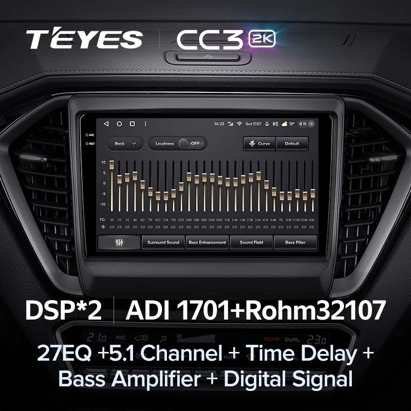 Штатная магнитола Teyes CC3 2K 4/64 lsuzu D-MAX 3 RG (2019-2023)