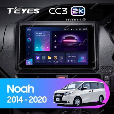 Штатная магнитола Teyes CC3 2K 6/128 Toyota Esquire 1 (2014-2020) Правый руль