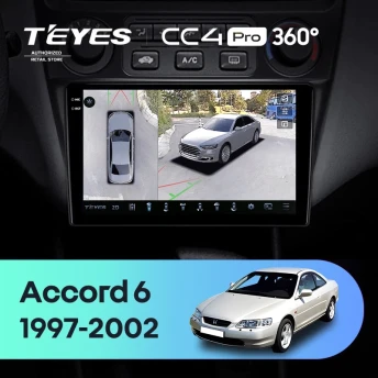 Штатная магнитола Teyes CC4 Pro 360 12/256 Honda Accord 6 (1997-2002)