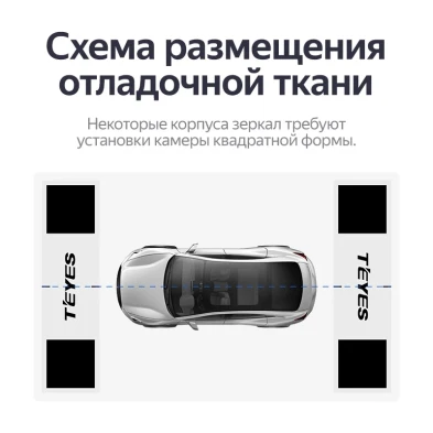 Цифровые камеры кругового обзора Teyes Digital 360° для CC4 PRO (Круглые)
