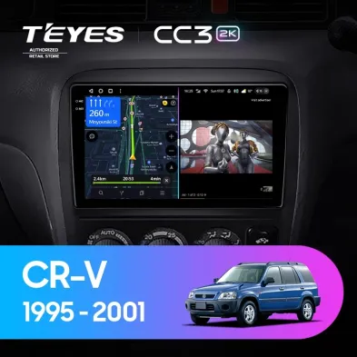Штатная магнитола Teyes CC3 2K 360 6/128 Honda CR-V (1995-2001)