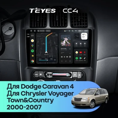 Штатная магнитола Teyes CC4 6/64 Dodge Caravan 4 (2000-2007) Тип-A