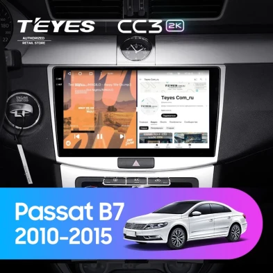 Штатная магнитола Teyes CC3 2K 4/32 Volkswagen Passat B7 (2010-2015)