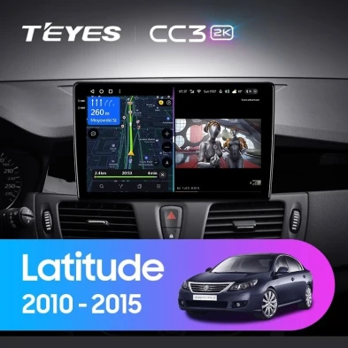 Штатная магнитола Teyes CC3 2K 4/64 Renault Latitude 1 (2010-2015)
