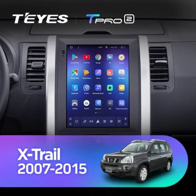 Штатная магнитола Tesla style Teyes TPRO 2 4/32 Nissan X-Trail (2007-2015) F1