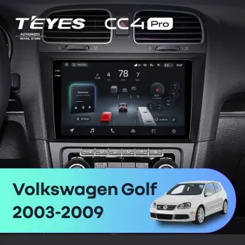 Штатная магнитола Teyes CC4 Pro 12/256 Volkswagen Golf (2003-2009)