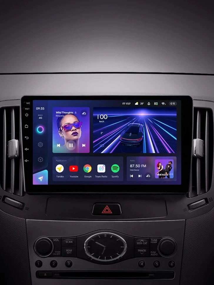 Штатная магнитола Teyes CC3 4/32 Infiniti G4 G25 G35 G37 (2006-2013)