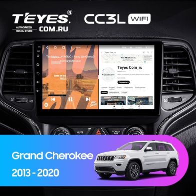 Штатная магнитола Teyes CC3L WiFi 2/32 Jeep Grand Cherokee WK2 (2013-2020) F1