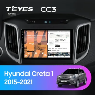 Штатная магнитола Teyes CC3 4/32 Hyundai Creta 1 (2015-2021) Тип-B