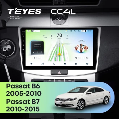Штатная магнитола Teyes CC4L 6/64 Volkswagen Passat B7 (2010-2015)