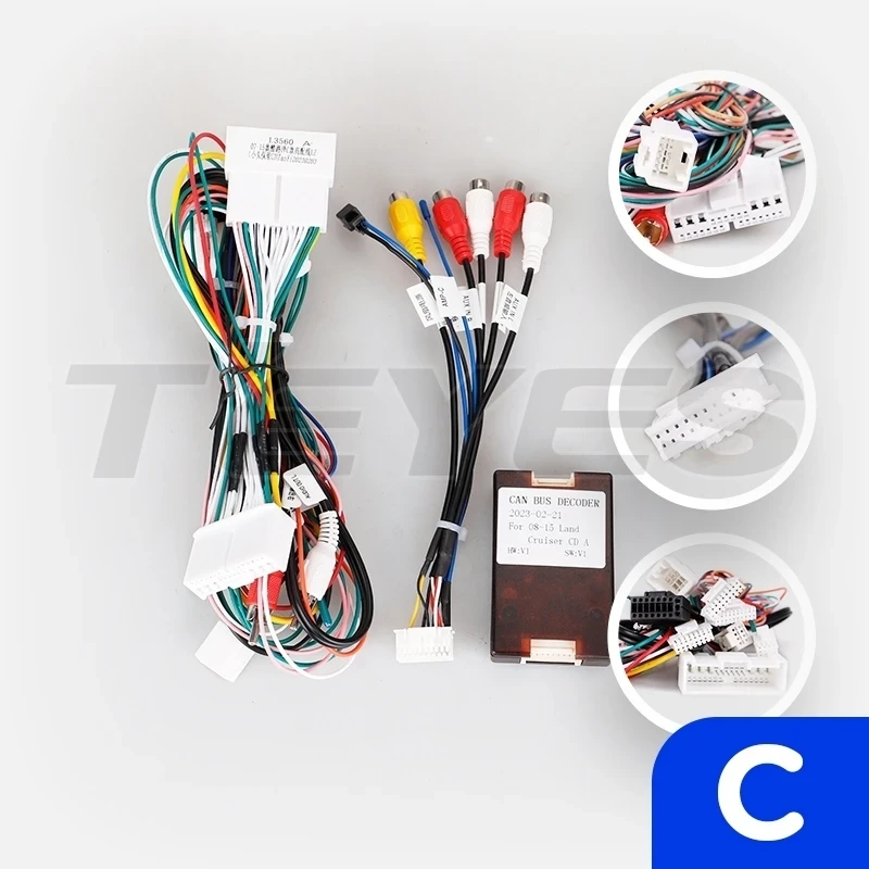 Штатная магнитола Teyes CC3 2K 6/128 Toyota Land Cruiser 11 200 (2007-2015) F2 Тип-C