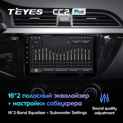 Штатная магнитола Teyes CC2 Plus 4/32 Kia Rio 4 (2016-2019) Тип-B