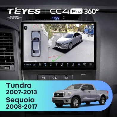 Штатная магнитола Teyes CC4 Pro 360 8/128 Toyota Tundra XK50 (2007-2013) (11")