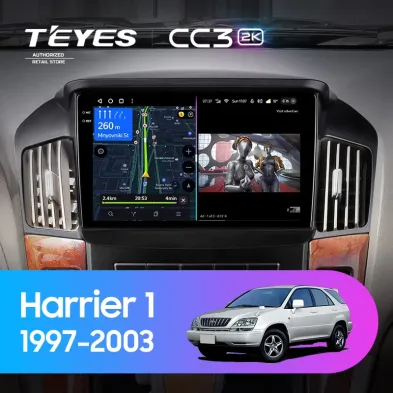 Штатная магнитола Teyes CC3 2K 4/32 Toyota Harrier 1 (XU10) (1997-2003) F2