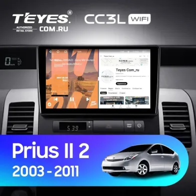 Штатная магнитола Teyes CC3L WiFi 2/32 Toyota Prius XW20 II (2003-2011) F2