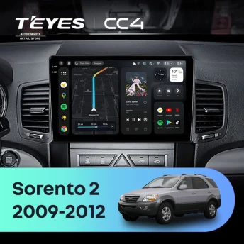 Штатная магнитола Teyes CC4 6/64 Kia Sorento 2 XM (2009-2012) Тип-A