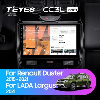 Штатная магнитола Teyes CC3L WiFi 2/32 Renault Duster (2015-2021) F1