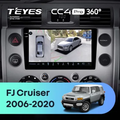Штатная магнитола Teyes CC4 Pro 360 8/128 Toyota FJ Cruiser J15 (2006-2020)