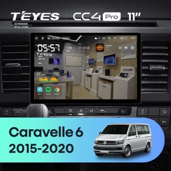 Штатная магнитола Teyes CC4 Pro 12/256 Volkswagen Caravelle T6 (2015-2020) (11")